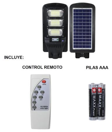 Lámpara solar all in one suburbana 150w