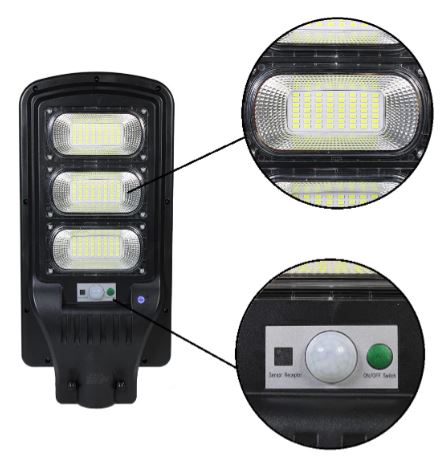 Lámpara solar all in one suburbana 150w