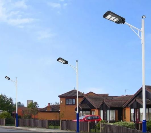 Lámpara solar all in one suburbana 150w