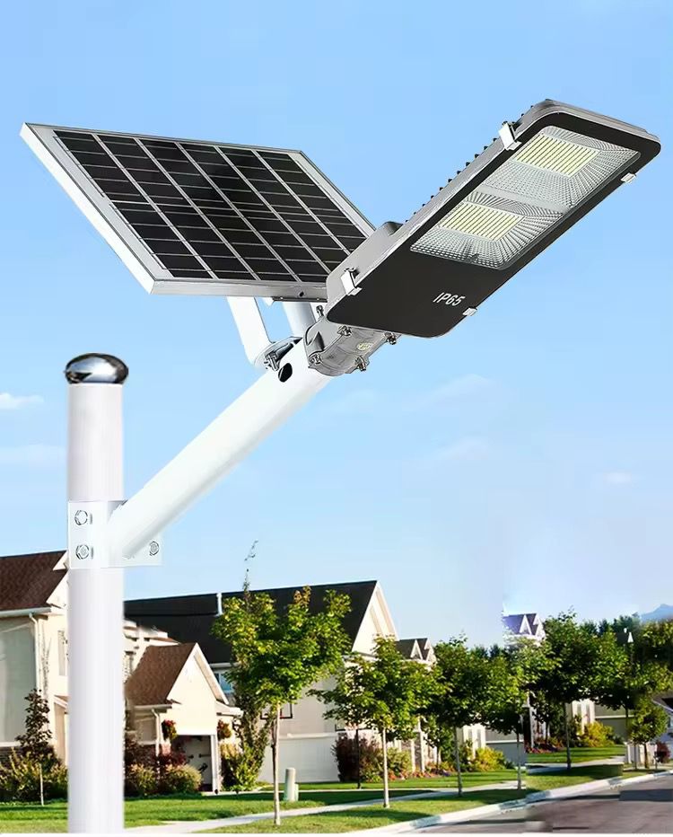 Lámpara suburbana solar dos en uno 200w