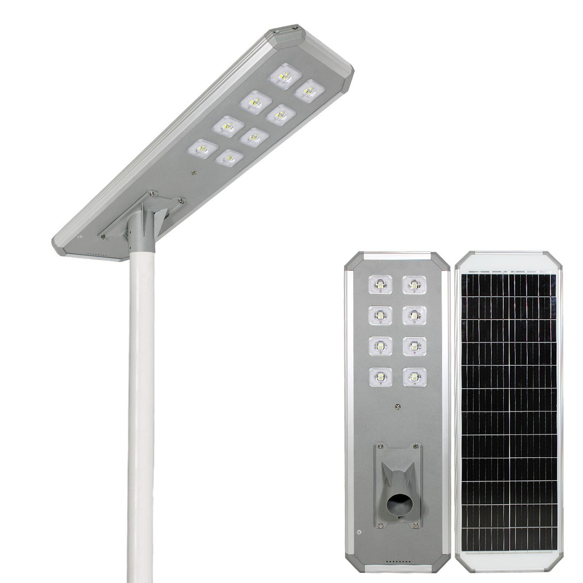 Lámpara solar todo en uno premium 60w para alumbrado público